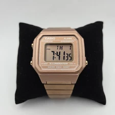Casio Standard Digital Rose Gold Ion Plated Stainless Steel Band Watch B650WC-5A