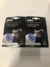 2X Braun ThermoScan Lens Filters Ear Thermometer Covers, 40 Count Each