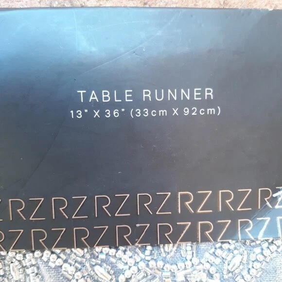 Corredor de mesa con cuentas Rachel Zoe - 13" X 36" Foto 4 de 4