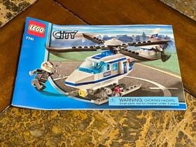 LEGO CITY 7741 POLICE HELICOPTER RARE!