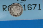 1914 10C LIBERTY HEAD BARBER SILVER DIME Early US Type RAW-1671