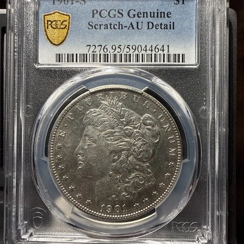 1901-S Morgan Silver Dollar $1 Coin - Better Date - PCGS AU Details