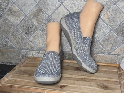 Skechers Gray Loafers Slip-Ons Casual Comfort s-l400.jpg main image 4