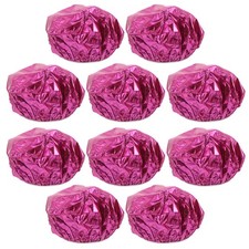  10pcs Aluminum Foil Heat Cap For Deep Conditioning - Elastic Thickened