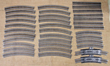 Tyco Train Tru-Steel Track HO Scale 1:87 35 Piece Assortment Railroad Vintage EX