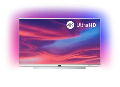 Philips 50PUS7304/12 Silbergrau 4K UHD LED Android TV Ambilight Gebraucht