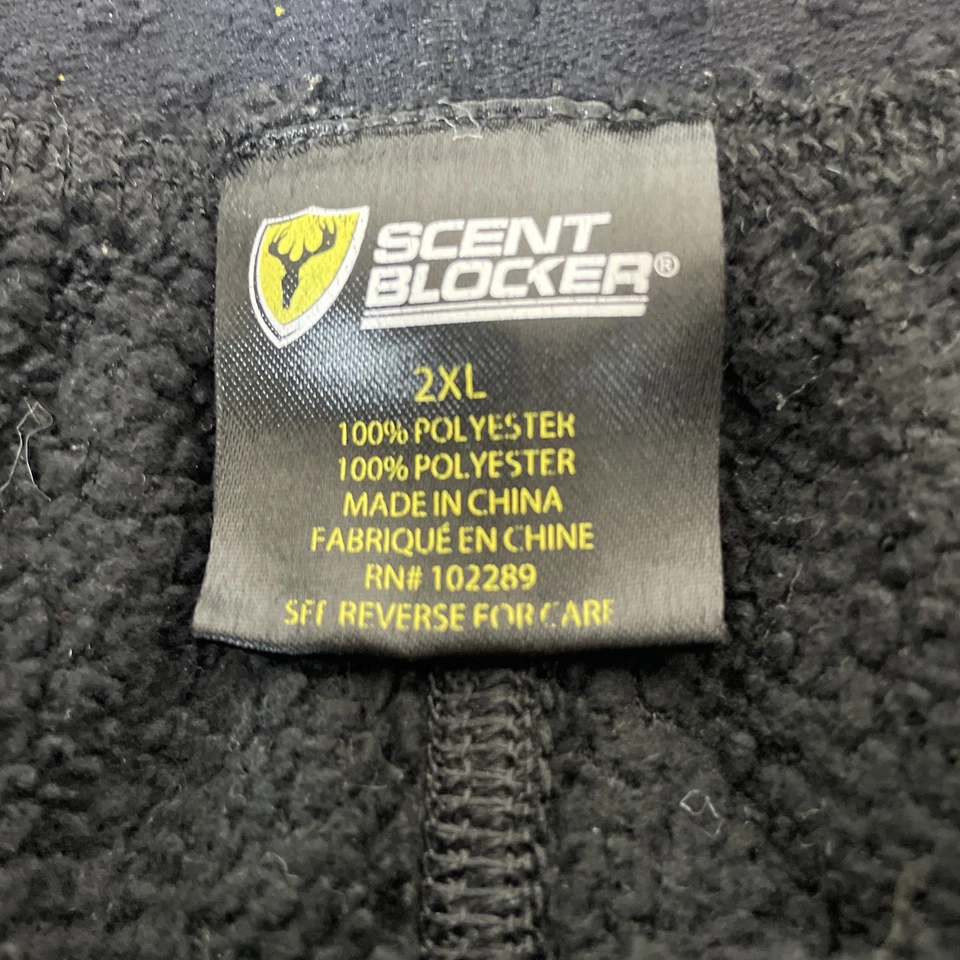 Pantalones de caza Scent Blocker para hombre sistema base polar capa uno negros talla 2XL Foto 2 de 4