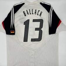Ballack #13 Germany 2004/2005 Home ORIGINAL Adidas VTG Rare Soccer Jersey (XL)