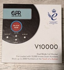 CPR V10000 Landline Call Blocker with White List  Black List Features One Touch