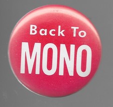 Back To Mono Pin * by Phil Spector (1991, Pin Back)