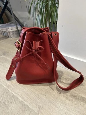 Coach Vintage 90s Lula’s Legacy 9952 Drawstring Bucket Bag - Red - Image 1 of 4