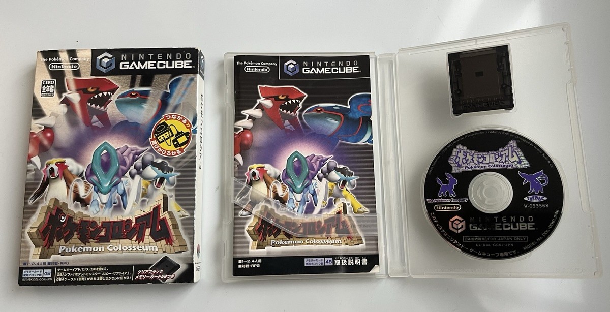 GameCube Pokemon Colosseum + Celebi Expansion Bonus Disc GC