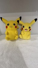 Pok mon Pikachu Plush Lot Of 2 One 7 And One 9 Some Wear Please See Pics