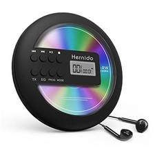 Rechargeable Portable CD Player for Car, Discman with FM Transmitter, 20