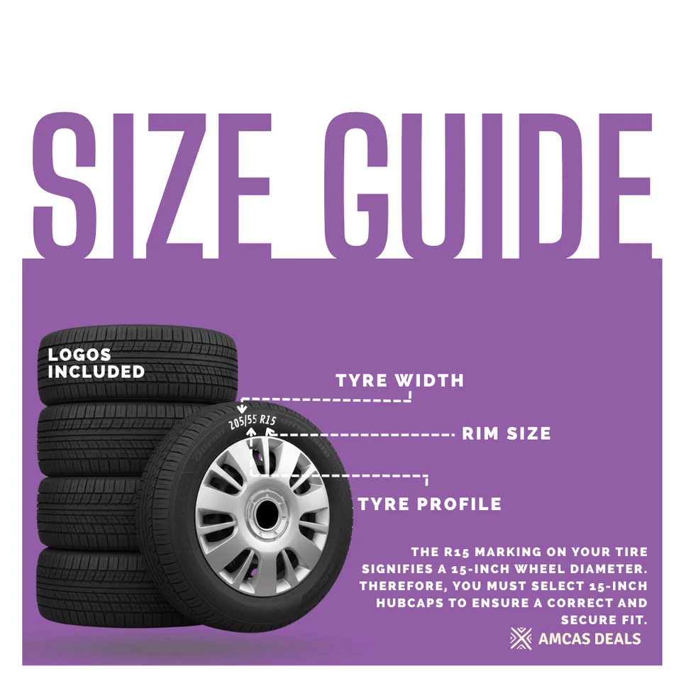 15" WHEEL TRIMS HUB CAPS COVERS TRIMS RIMS TO FIT VAUXHALL ASTRA K 2016  ** - Image 3 of 4