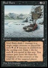 Magic the Gathering MTG Soul Burn (161) Ice Age   LP