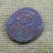 #C4.  ANCIENT  ROMAN  BRONZE  COIN - Constantius II , A.D. 337-361