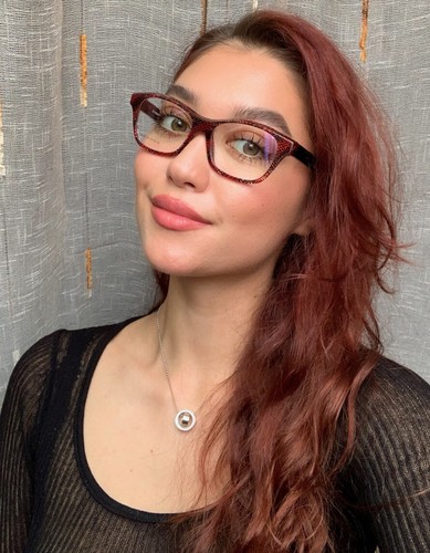 New ALAIN MIKLI Women's Eyeglasses AR3006 D020 52mm Cat Eye Red Italy G - Picture 8 of 10