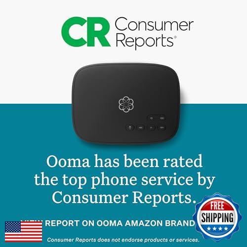 Ooma HD3 Handset Cordless with Caller-ID and HD Voice Quality. Exclusively fo - Afbeelding 2 van 5