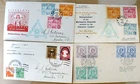 4-1943/44 PHILIPPINE INDEPENDENCES COVERS GRANTED BY JAPANESE EMPIRE