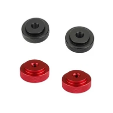 CAMVATE 25mm Large Knurled Edge Aluminum Lock Nut Adapter with 1/4"-20 Thread