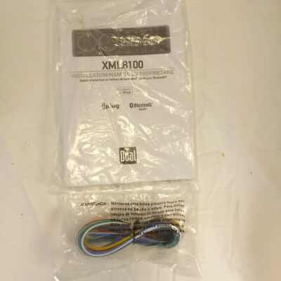 Dual Audio 16 Pin Replacement XML8100  Wire Harness & Manual