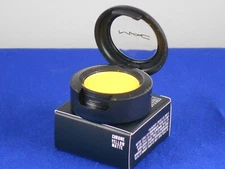 MAC Pressed Powder Eye Shadow CHROME YELLOW MATTE Vivid Bright Yellow .05oz/1.5g