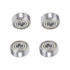 10 Pcs 1/4"x3/4"x9/32" Deep Groove Ball Bearing,Z2 Lever Bearings,R4AZZ