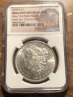1878-S New York Bank Hoard Morgan Silver Dollar NGC BU Brilliant Unc MS! Rare***