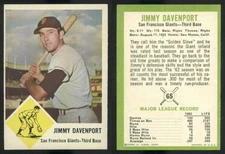 (50733) 1963 Fleer 65 Jimmy Davenport Giants-EM