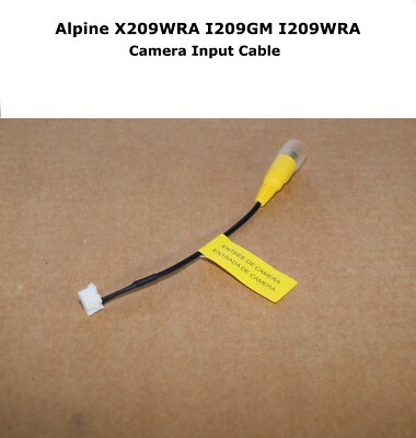 Authentic Alpine X209WRA I209GM I209WRA Camera Input Cable Replacement Part