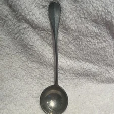Vintage Stieff Pewter Serving Sugar Spoon CW Williamsburg Kirk Stieff 5 3/4"
