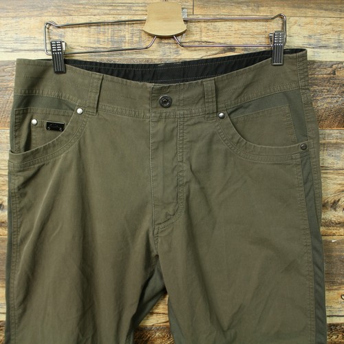 KUHL Radikl Pants Sz 34 x 31.5Outdoor Hiking Cotton Nylon Stretch Brown - Picture 5 of 11