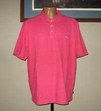 Tommy Bahama Supima Cotton Mens IslandZone Emfielder Polo Shirt UPF30 XL Magenta