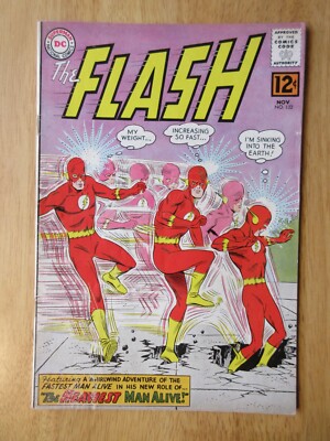 FLASH #132 (1962) **Very Bright & Colorful!** (FN to FN/FN+)