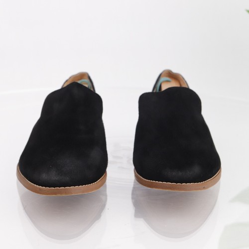 Franco Sarto Women's Haylee Loafer Size 8.5 Black Suede Slip On Flat Shoe Comfy - Picture 3 of 14
