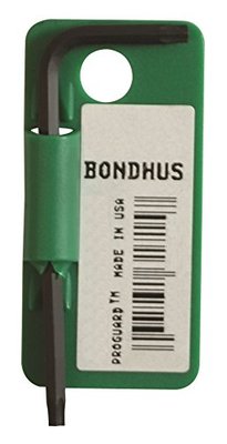 Bondhus 31720 T20 Hex Tip Key L-Wrench with ProGuard Finish, 5 Piece