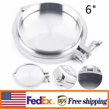 6 Inch Tri Clamp Weld Ferrule + End Cap + Clamp + Gasket Kit 304 Stainless Steel