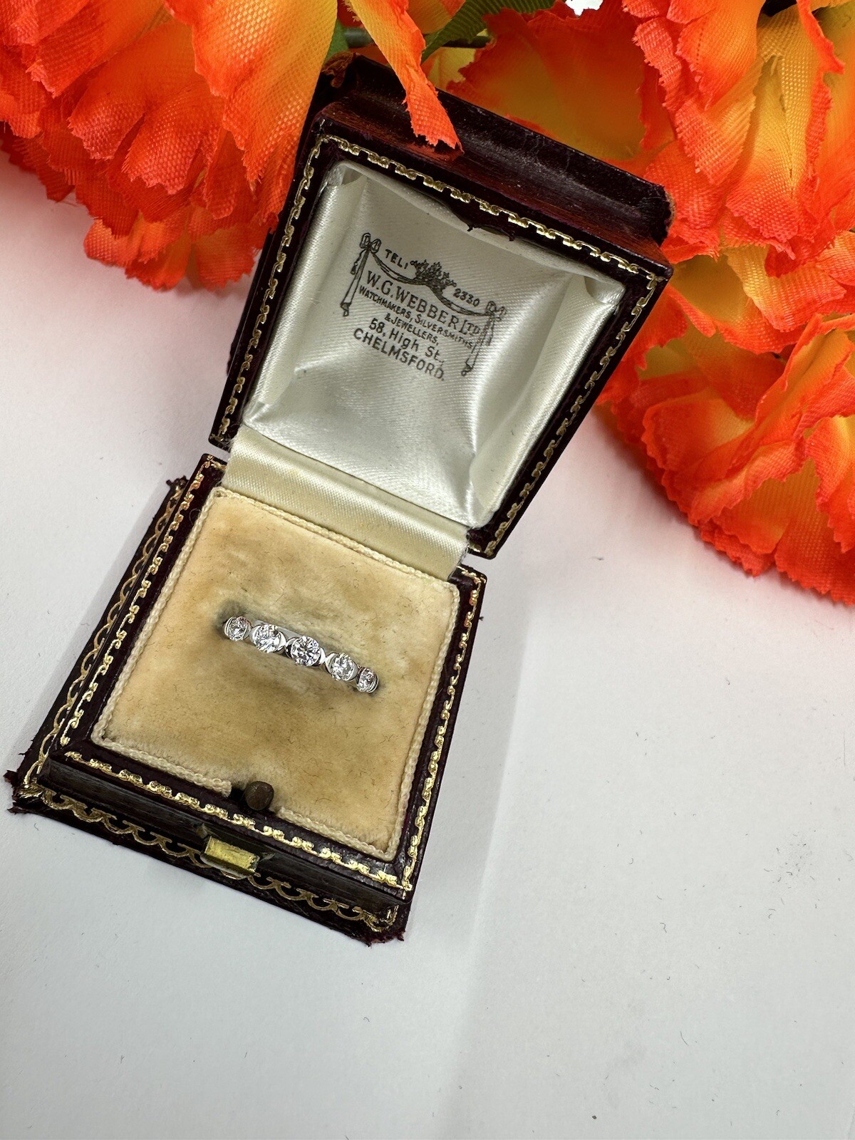 Diamond 5 Stone Ring 18ct