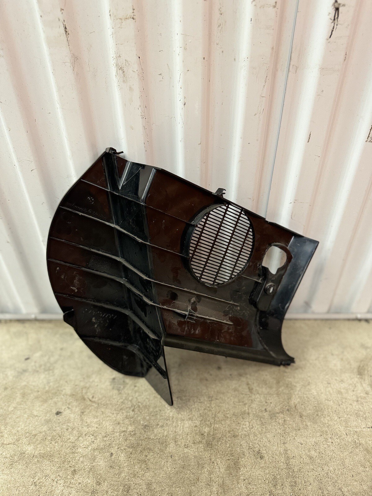 BMW E36 Coupe Front Left Driver Kick Panel Speaker Cover Gray Dead 