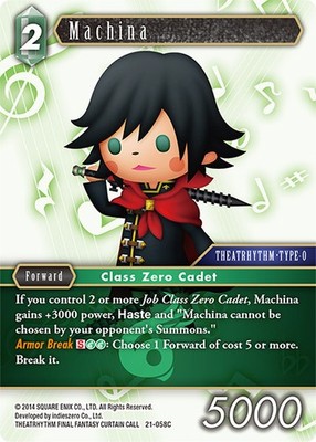 Machina [Final Fantasy TCG] Trading Card - SQUARE ENIX [NEAR MINT] 21-058C