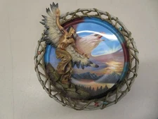 Bradford Exchange Spirit Guide Dance of the Majestic Eagle Native American A8804