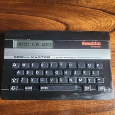 1987 Franklin Portable Computer Spell Master Model SA-103 Electronic Speller Vtg