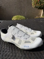 FIZIK VENTO PROXY WHITE MTB / GRAVEL CYCLING SHOES Size 48 Us 13 3/4 - 14 Clean!