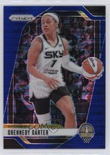 2024 Panini Prizm WNBA Blue Pulsar Prizm 1/199 Chennedy Carter #66 f2v