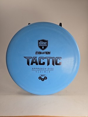 DiscMania Evolution EXO Soft Tactic 173g Blue With Black Foil Putter Golf Disc