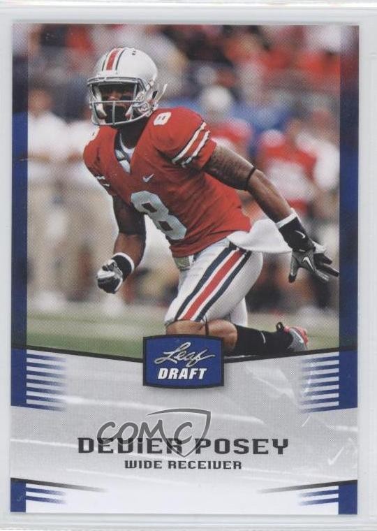 2012 Leaf Draft Blue DeVier Posey #12 Rookie RC 2u3
