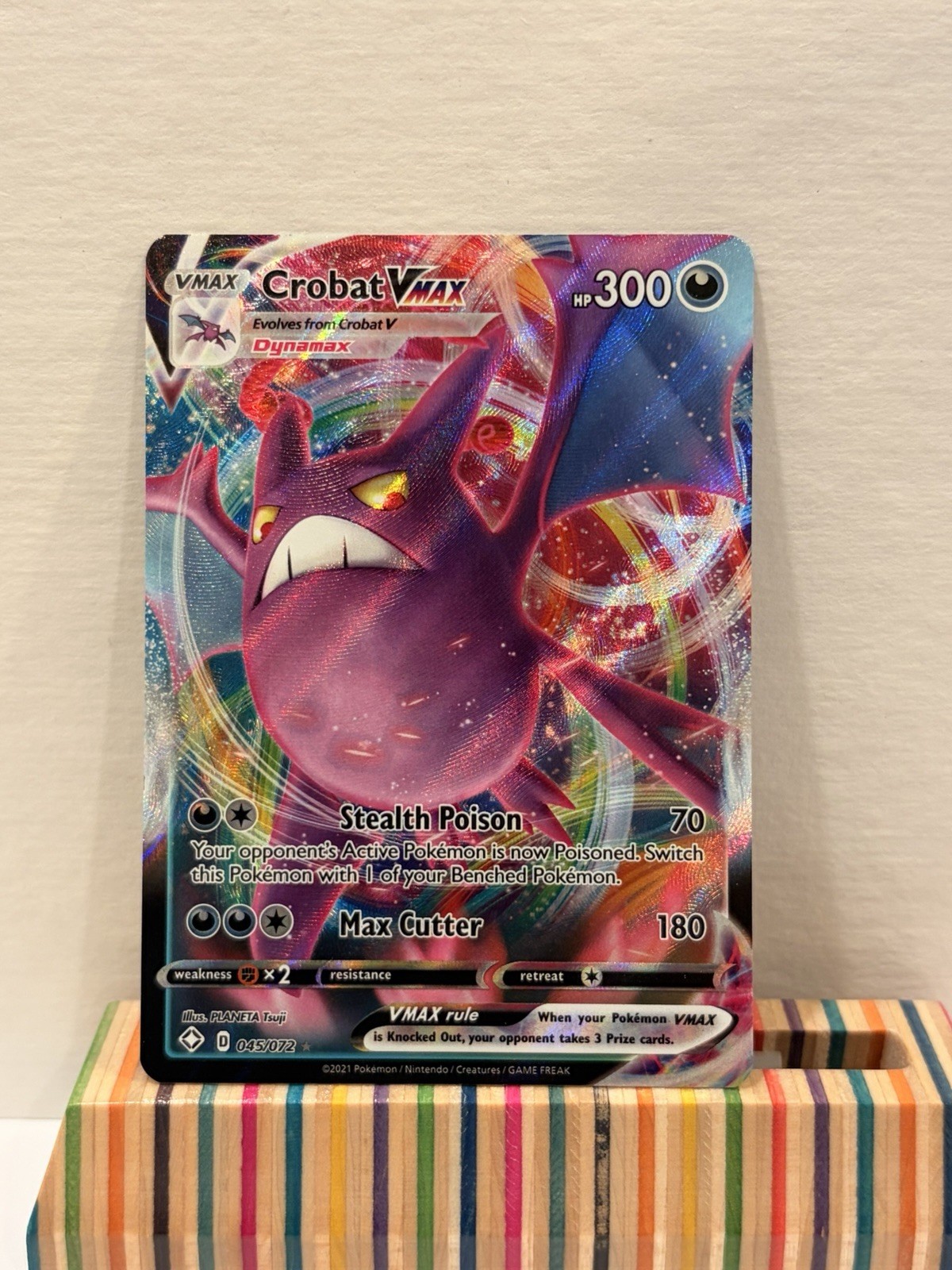 Crobat VMAX 045/072 Shining Fates Holo