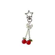 Star Bead Keychain Handmade Phone Charm For Women Girls