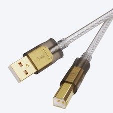 25ft USB Printer Scanner Cable Cord USB Type A Male to B Male